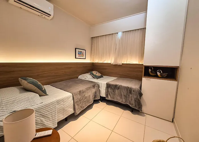Flat Luxo Oasis do Mana 350m da praia, Polo Aquático-2Qts, 2Gar Pôrto das Galinhas